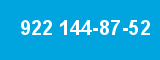 922 144-87-52 922 144-87-52